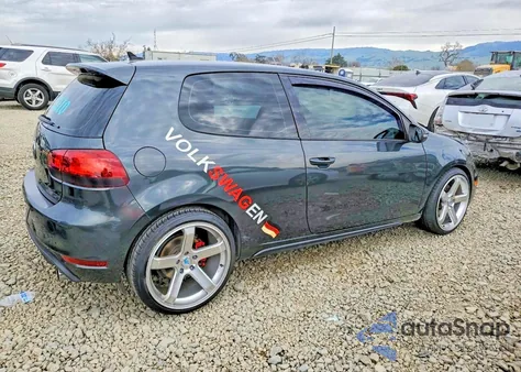 2011 Volkswagen Gti из США, поврежденный, VIN WVWFV7AJ2BW068585